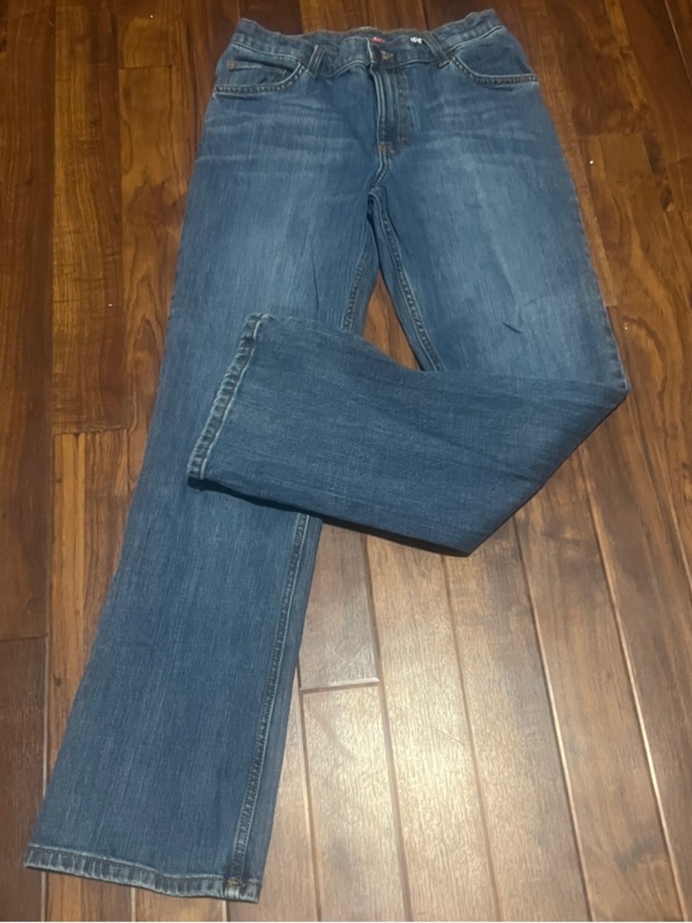 Classic Blue Wrangler Boys Regular Fit Boot Cut Jeans